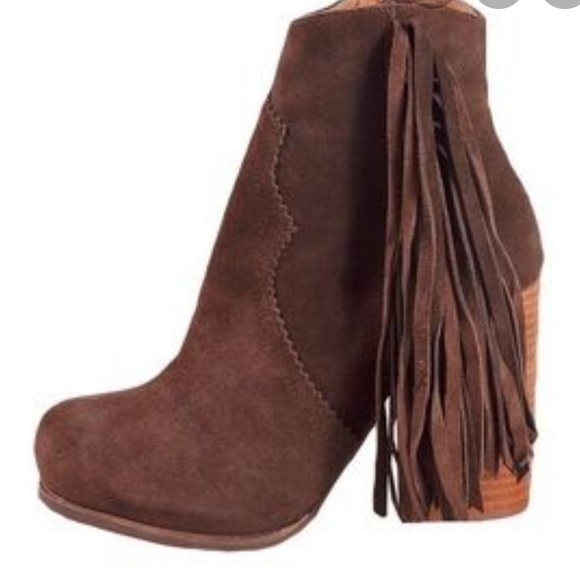 JEFFREY CAMPBELL suede boots - Picture 1 of 4